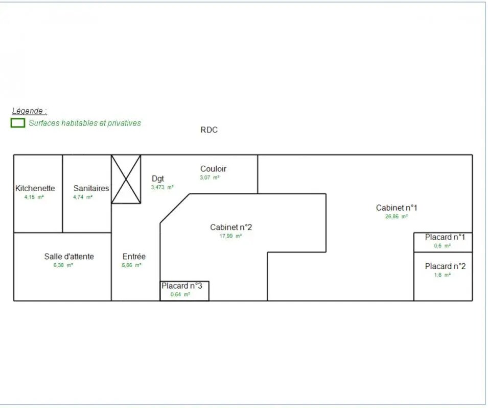 Local d'activités dans Savonnières à vendre Plan d’étage– Image 1 sur 2