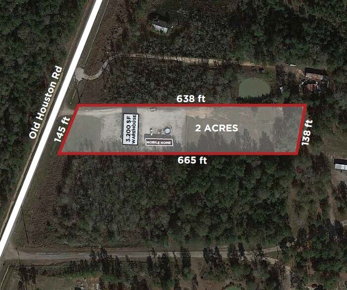 18261 Old Houston Rd, Conroe, TX à louer - Photo de l’immeuble – Image 1 sur 26