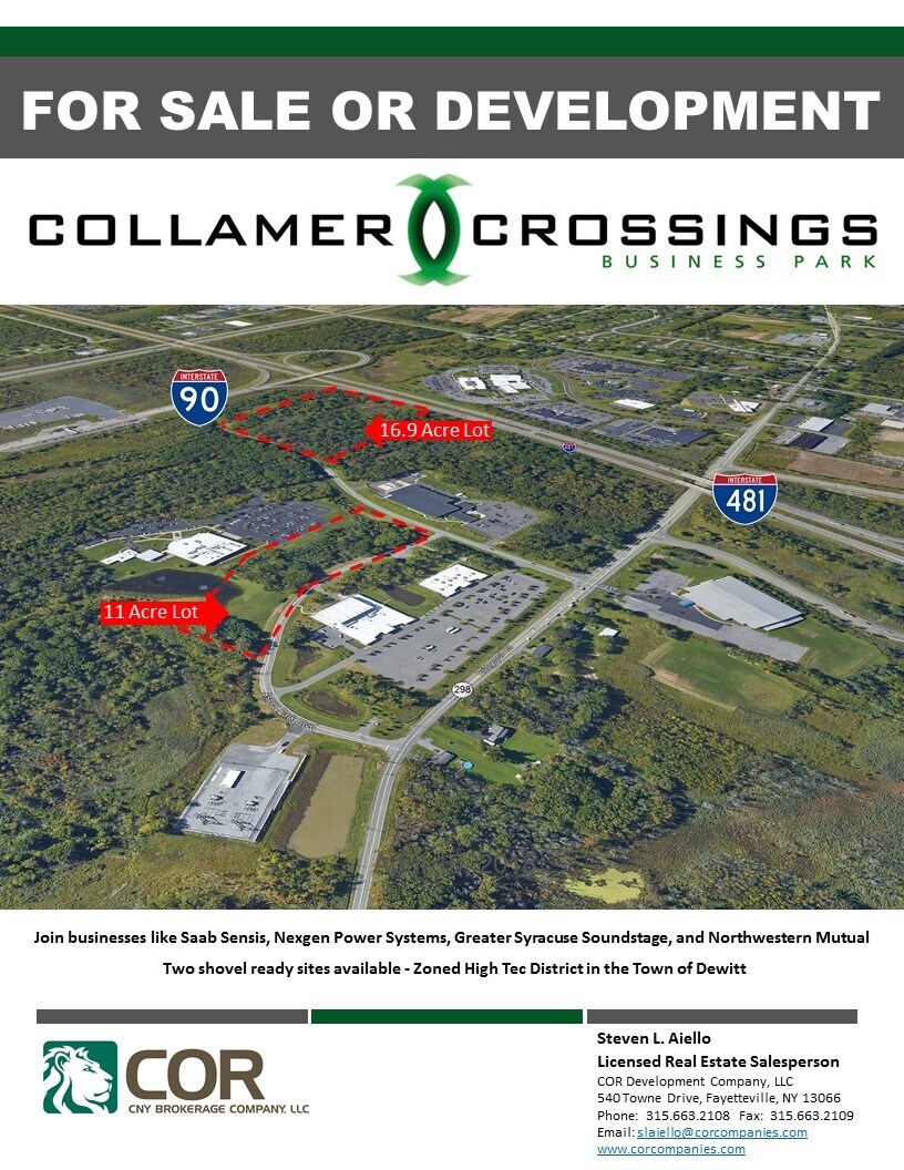 Collamer Crossings Pky, East Syracuse, NY à vendre Aérien– Image 1 sur 28