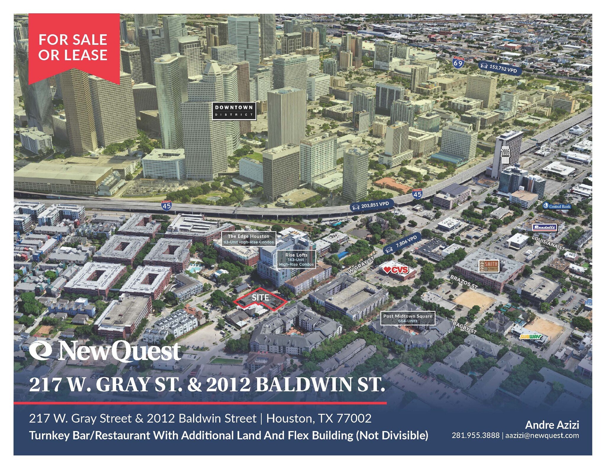 217 W. Gray Street & 2012 Baldwin Street portefeuille de 2 biens à vendre sur LoopNet.fr Photo principale– Image 1 sur 7