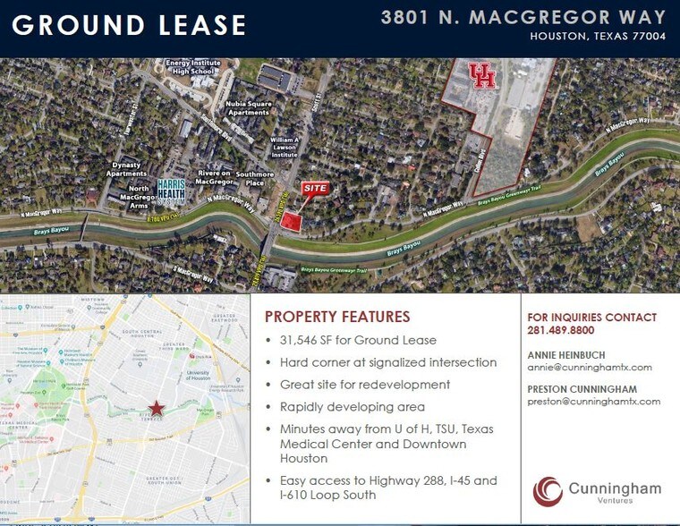 3801 N Macgregor Way, Houston, TX à louer - Photo de l’immeuble – Image 1 sur 3