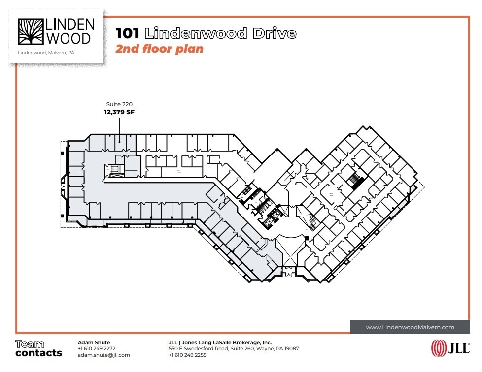 101 Lindenwood Dr, Malvern, PA à louer Plan d’étage– Image 1 sur 1