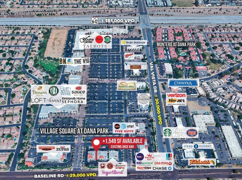 3440 E Baseline Rd, Mesa, AZ à louer - Photo de l’immeuble – Image 1 sur 10