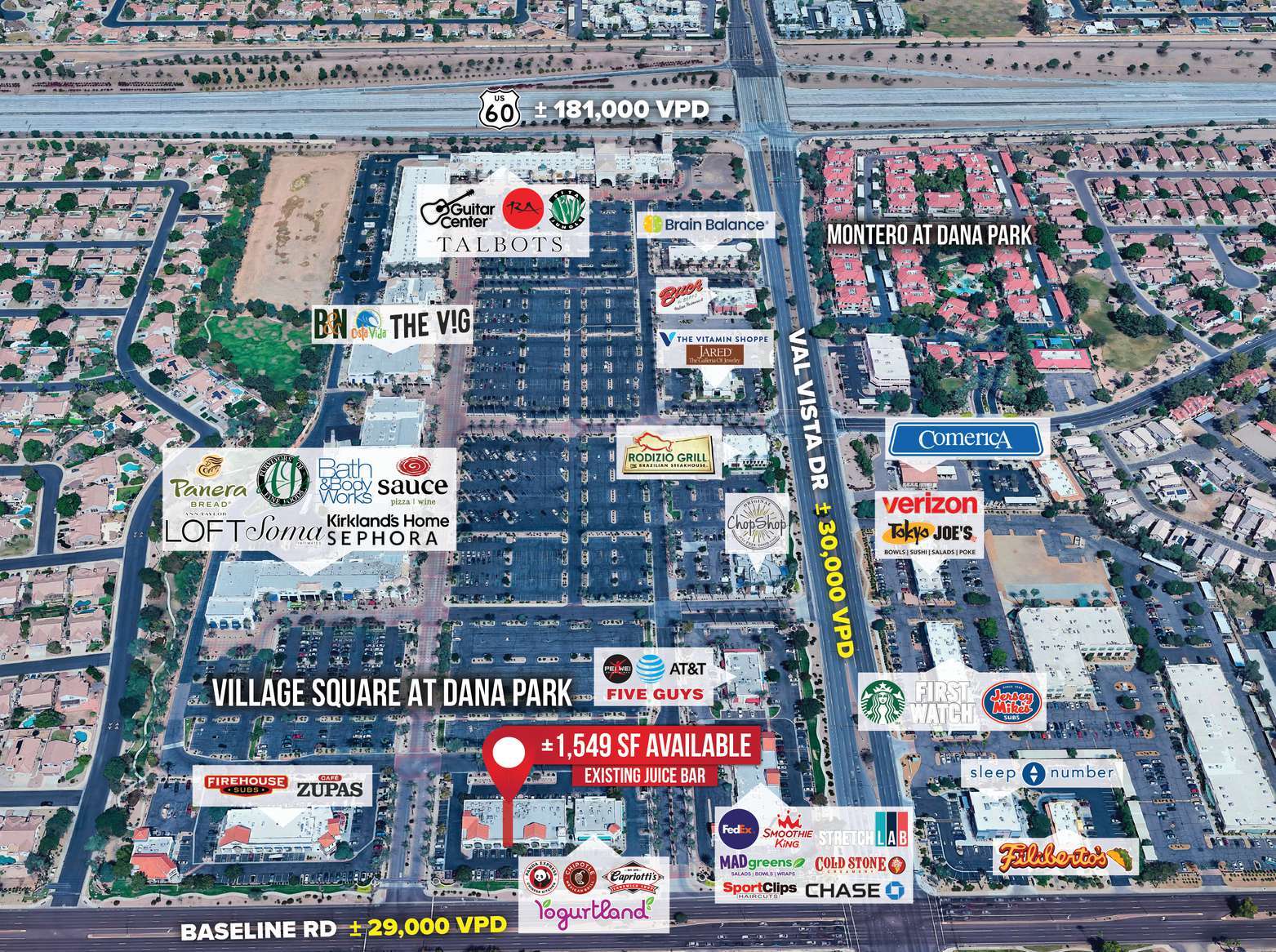 3440 E Baseline Rd, Mesa, AZ à louer Photo de l’immeuble– Image 1 sur 11