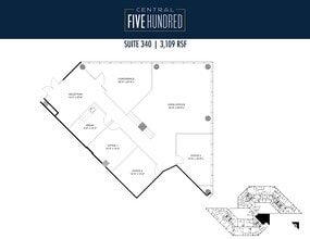 500 N Central Expy, Plano, TX à louer Plan d’étage– Image 1 sur 1