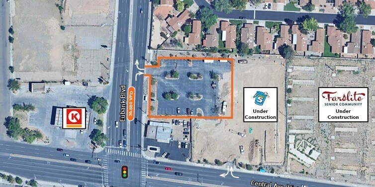 Eubank & Central Pad Site, Albuquerque, NM à vendre - Photo de l’immeuble – Image 1 sur 1