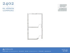 2402 Mount Vernon Rd, Dunwoody, GA à louer Plan de site– Image 1 sur 1