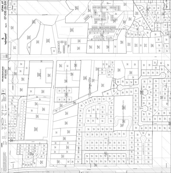135-139 W 900 N, Springville, UT à vendre - Plan cadastral – Image 3 sur 21