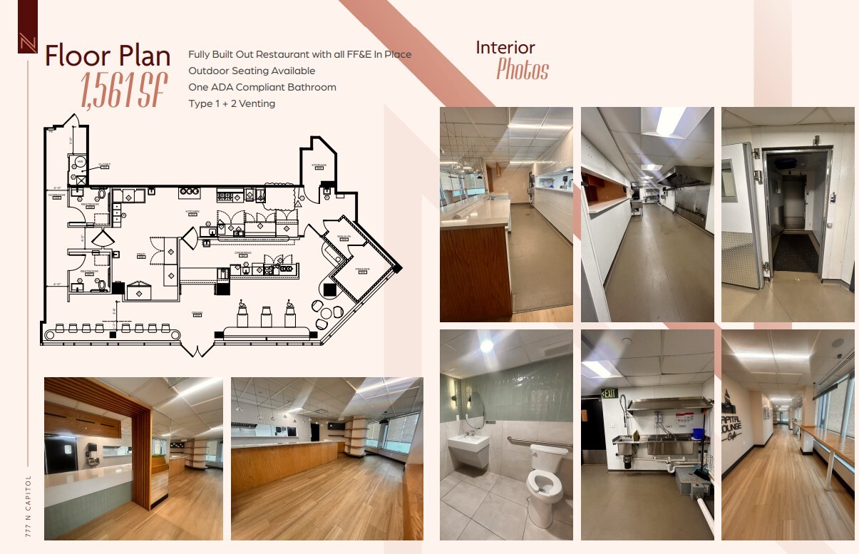 777 N Capitol St NE, Washington, DC à louer Plan d’étage– Image 1 sur 1