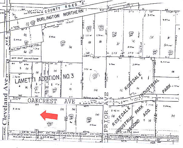 2500 Cleveland Ave N, Roseville, MN à louer - Plan cadastral – Image 3 sur 11