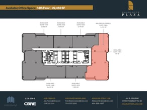 201 S College St, Charlotte, NC à louer Plan d’étage– Image 1 sur 1