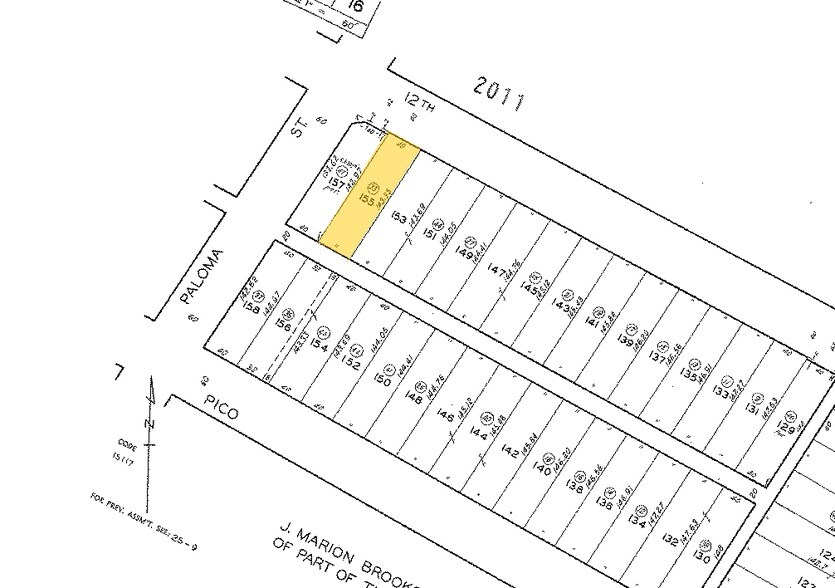 1104 E 12th St, Los Angeles, CA à vendre - Plan cadastral – Image 2 sur 2