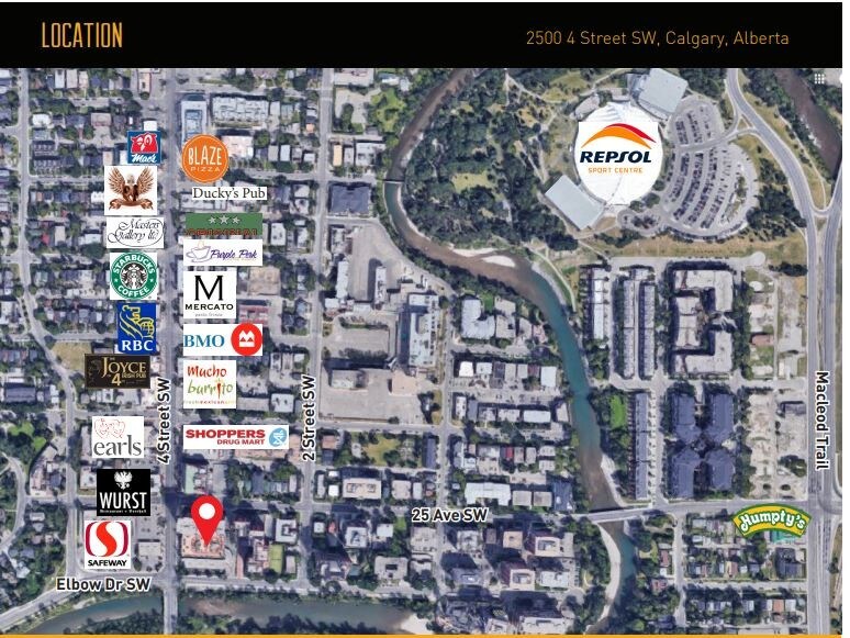 2500 4th St SW, Calgary, AB à louer - Aérien – Image 2 sur 7