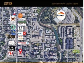 2500 4th St SW, Calgary, AB - Vue aérienne  vue de carte - Image1