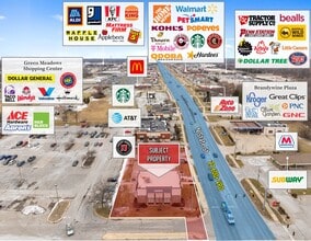 1306 N State St, Greenfield, IN - Vue aérienne  vue de carte - Image1