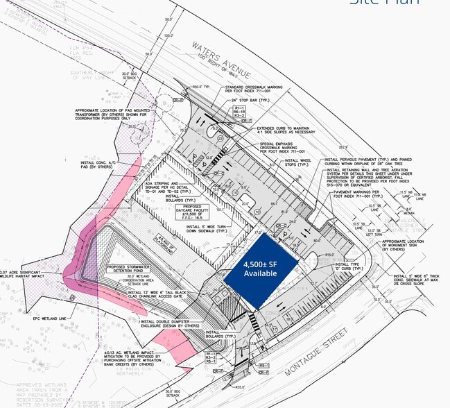 9660 W Waters Ave, Tampa, FL à louer - Plan de site – Image 2 sur 2