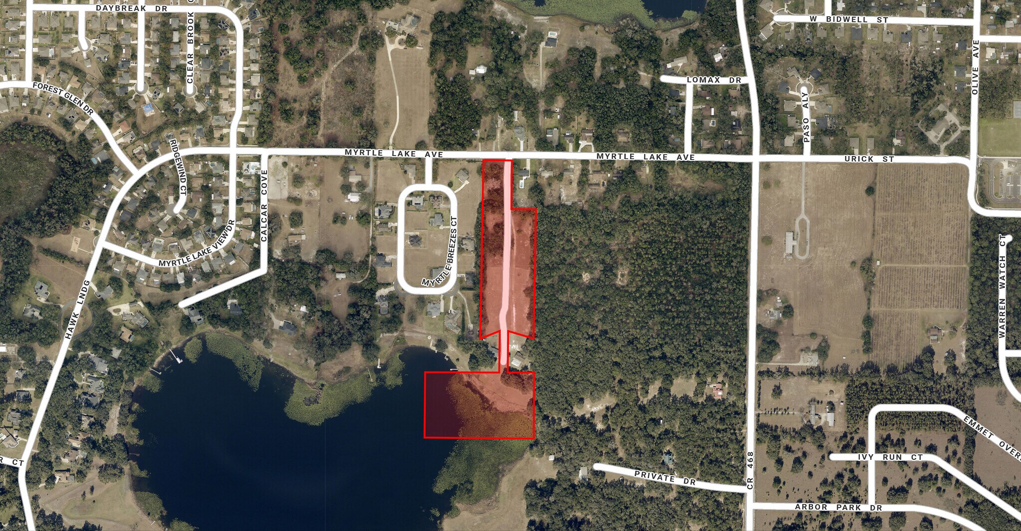 Stephenson Lane & Myrtle Lake Avenue, Fruitland Park, FL à vendre Photo de l’immeuble– Image 1 sur 2