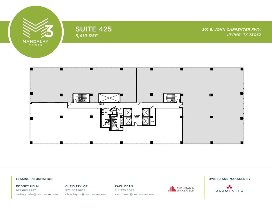 201 E John Carpenter Fwy, Irving, TX à louer Plan d’étage– Image 1 sur 1