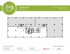 201 E John Carpenter Fwy, Irving, TX à louer Plan d’étage– Image 1 sur 1