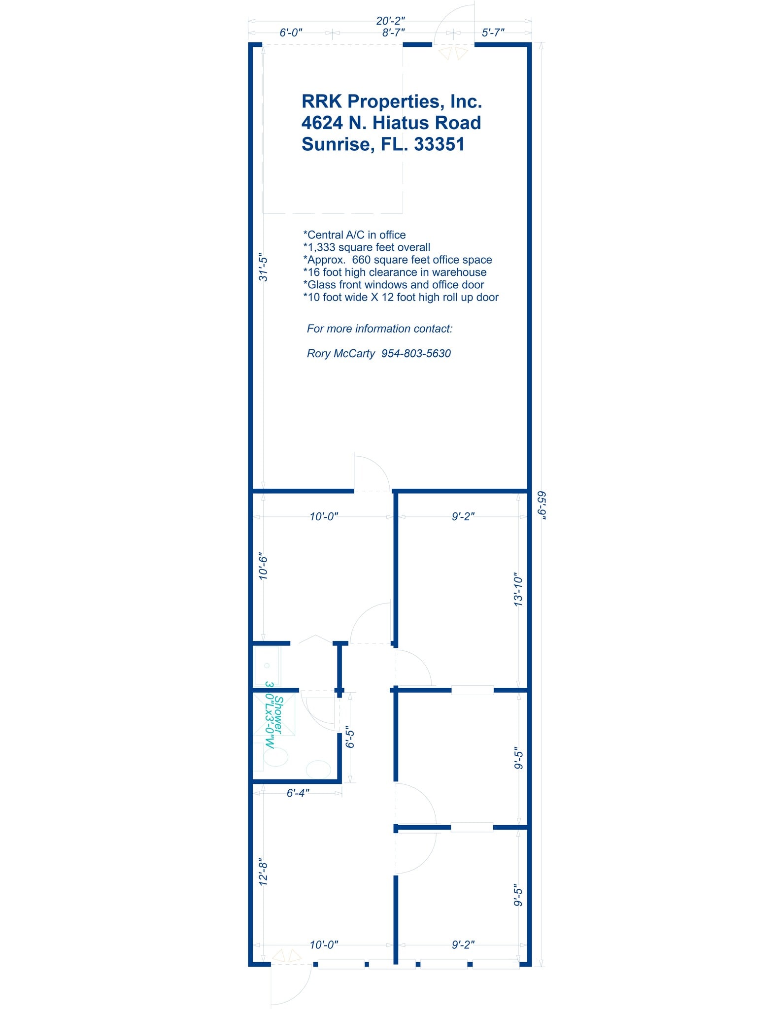 4600-4628 Hiatus Rd, Sunrise, FL à louer Plan de site– Image 1 sur 13