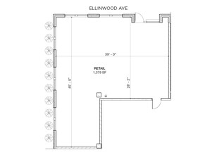 1555 Ellinwood Ave, Des Plaines, IL à louer Plan d’étage– Image 2 sur 2