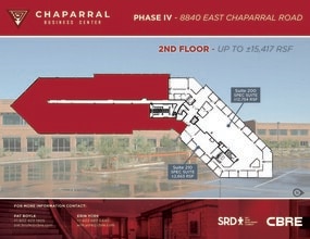 8860 E Chaparral Rd, Scottsdale, AZ à louer Plan d’étage– Image 1 sur 1