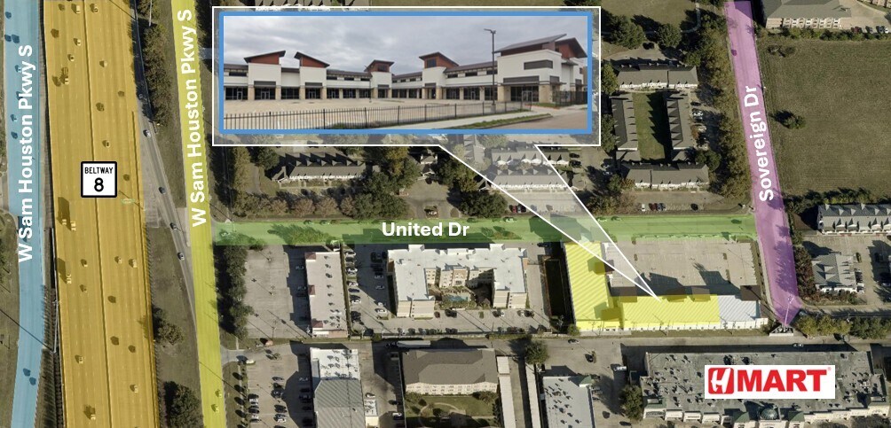9889 United Drive, Houston, TX à louer Photo de l’immeuble– Image 1 sur 34