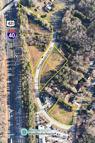 Plus de détails pour 000 Vest Mill Rd, Winston-Salem, NC - Terrain à vendre