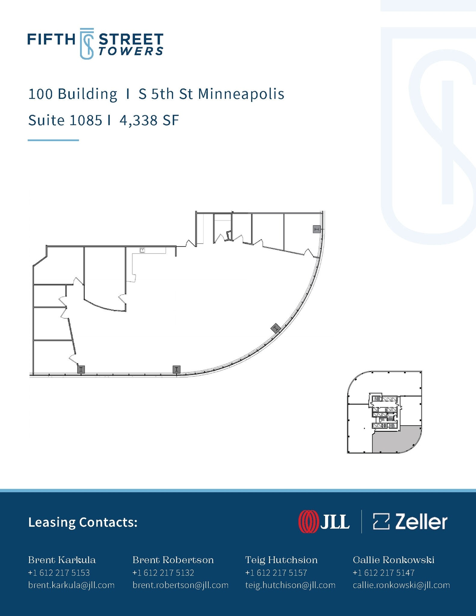 100 S 5th St, Minneapolis, MN à louer Plan d’étage– Image 1 sur 1
