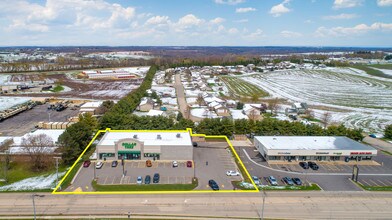 500 E Leffler St, Dodgeville, WI - Vue aérienne vue de carte