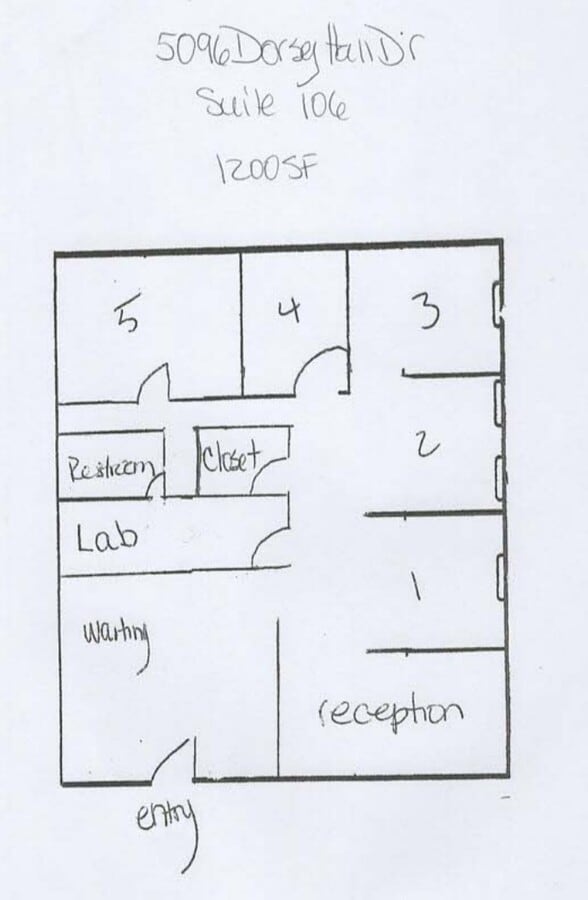 5090-5096 Dorsey Hall Dr, Ellicott City, MD 21042 - Lot 1 -  - Plan d’étage - Image 1 of 12