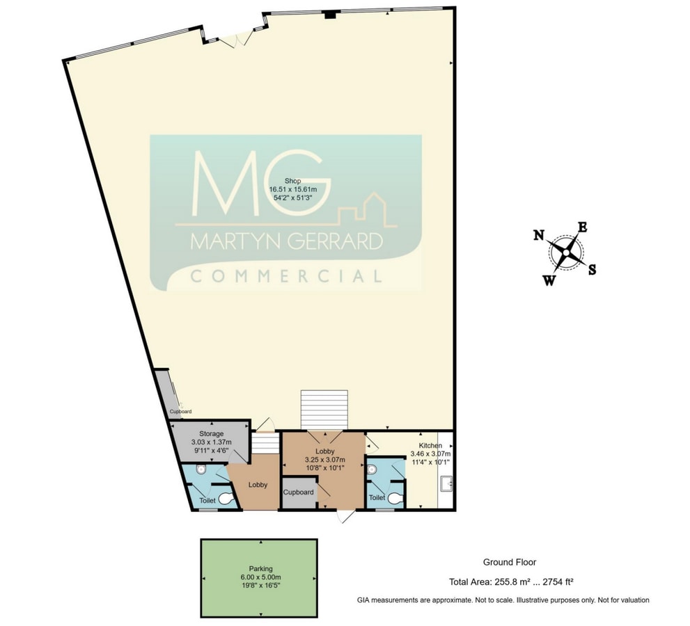141-143 High St, Barnet, LND EN5 5UZ - Lot 3-5 Wellin -  - Plan d’étage - Image 1 of 6