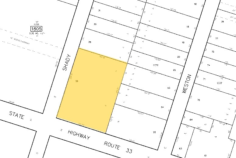 500 Route 33, Mercerville, NJ à vendre - Plan cadastral – Image 3 sur 3