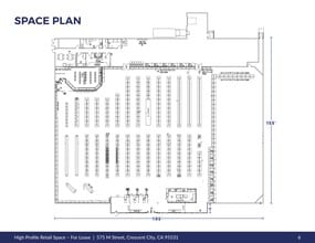 575 M St, Crescent City, CA à louer Plan d’étage– Image 1 sur 1
