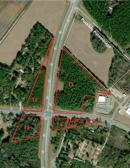 0 W Hwy 80, Dublin, GA à vendre - Aérien – Image 2 sur 3