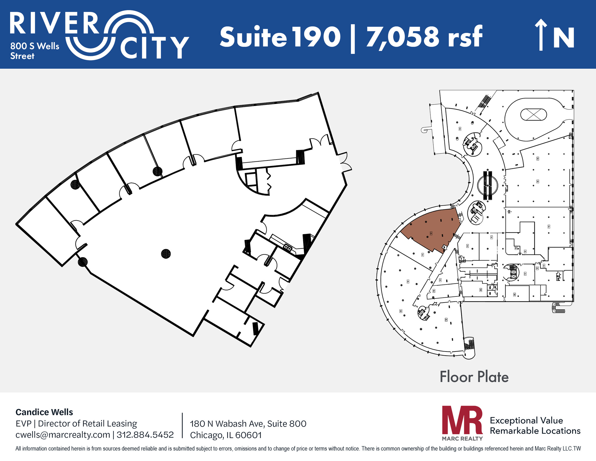 800 S Wells St, Chicago, IL à louer Plan d’étage– Image 1 sur 7