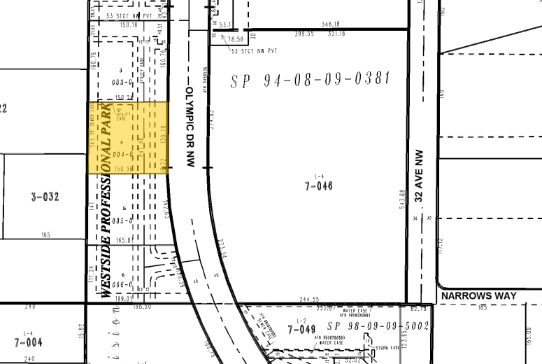 5246 Olympic Dr NW, Gig Harbor, WA à vendre - Plan cadastral – Image 2 sur 3