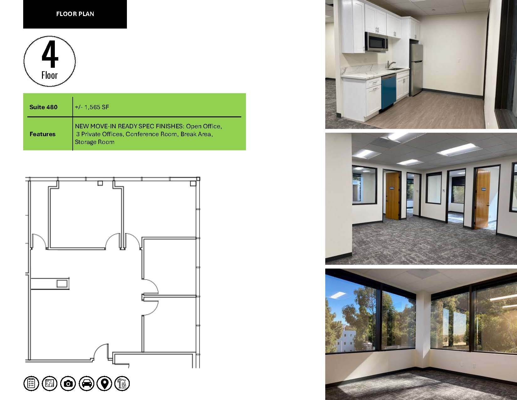 3465 Camino Del Rio S, San Diego, CA à louer Plan d’étage– Image 1 sur 1