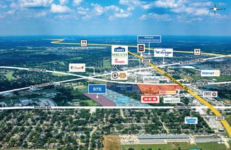 20817 Rhodes Rd, Spring, TX - Vue aérienne  vue de carte