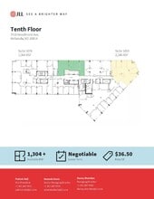 7910 Woodmont Ave, Bethesda, MD à louer Plan d’étage– Image 1 sur 1