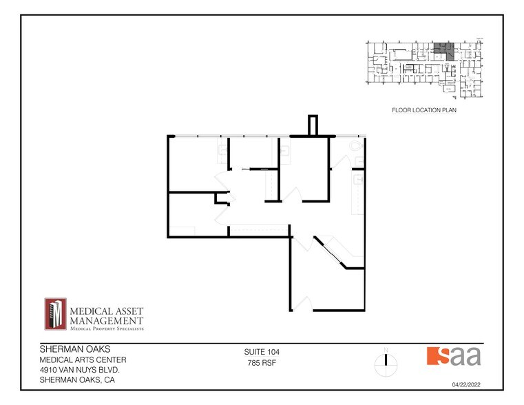 4910 Van Nuys Blvd, Sherman Oaks, CA à louer - Plan de site – Image 1 sur 11