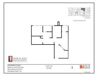 Plus de détails pour 4910 Van Nuys Blvd, Sherman Oaks, CA - Bureau, Bureau/Médical à louer