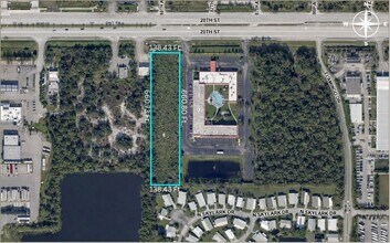 8799 20th St, Vero Beach, FL - Vue aérienne vue de carte