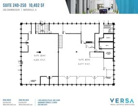 280 Shuman Blvd, Naperville, IL à louer Plan d’étage– Image 2 sur 3