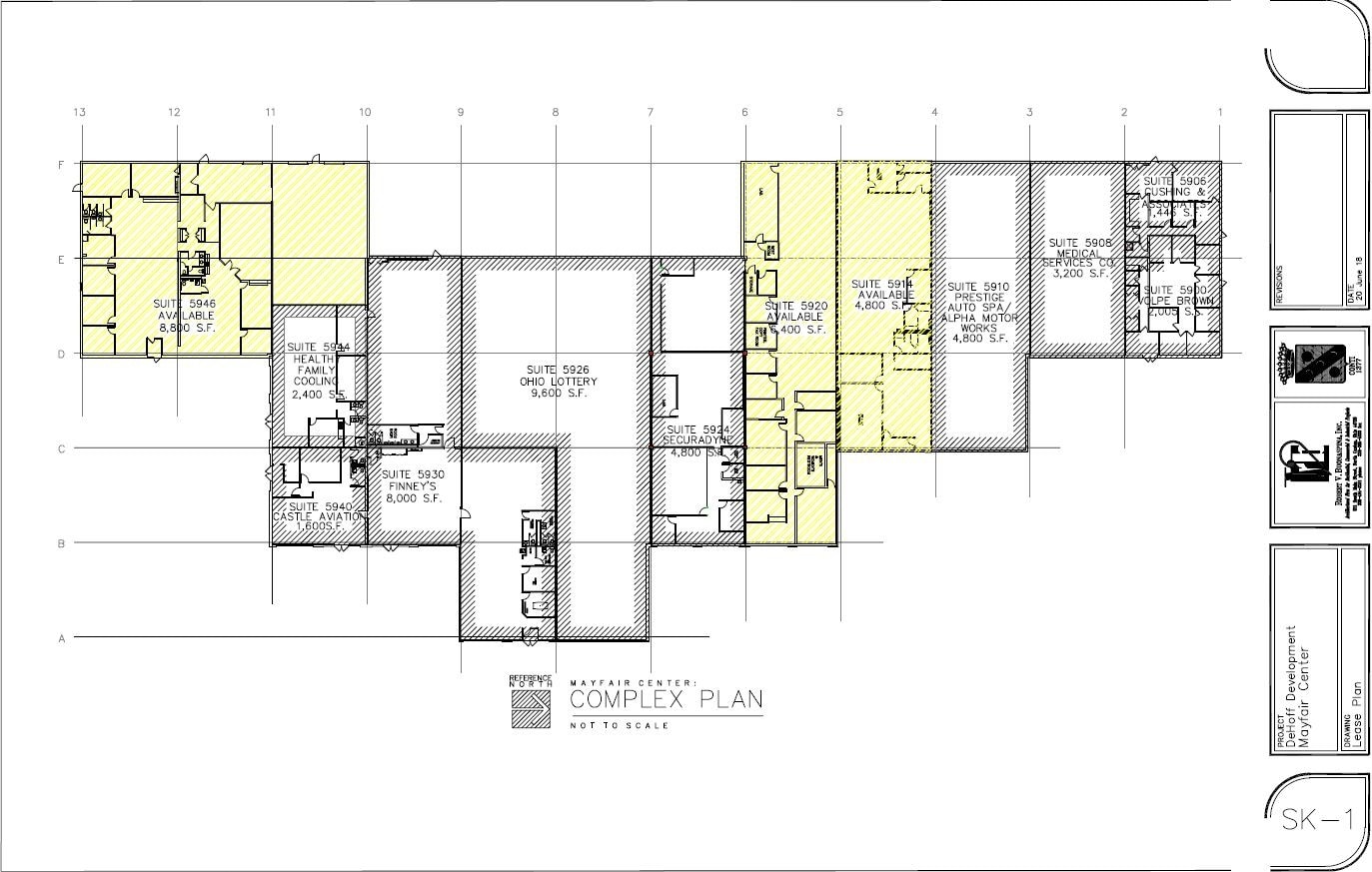 5900-5950 Mayfair Rd, North Canton, OH à louer Plan de site– Image 1 sur 1