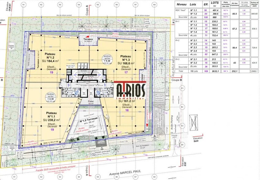 Bureau dans La Seyne-sur-Mer à louer - Plan de site – Image 3 sur 9