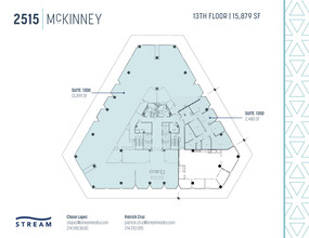 2515 McKinney Ave, Dallas, TX à louer Plan d’étage– Image 1 sur 1