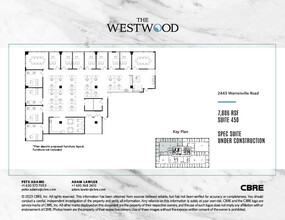 2443 Warrenville Rd, Lisle, IL à louer Plan d’étage– Image 1 sur 1