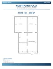 123 Northpoint Dr, Houston, TX à louer Plan de site– Image 1 sur 1