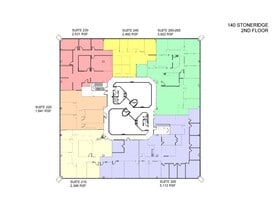 140 Stoneridge Dr, Columbia, SC à louer Plan d’étage– Image 1 sur 1